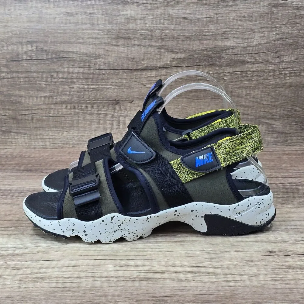 Nike Canyon Sandals Men's Sz 8 Women's 9.5 Sz Cargo Khaki Black Shoes CW9704-301